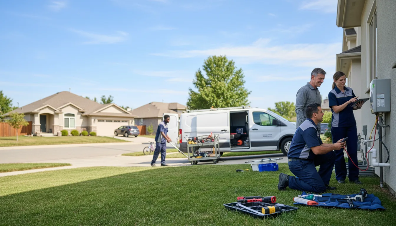 Tankless water heater service in Paterson, WA